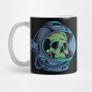 skull astronaut Mug